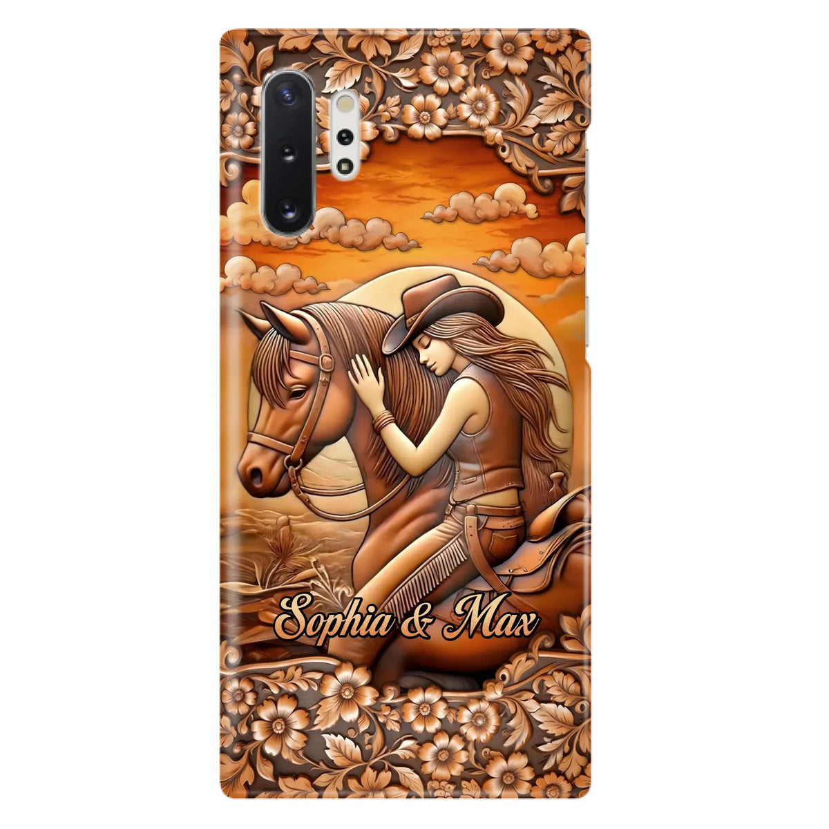 Custom Personalized Horse Girl Phone Case - Gift Idea For Horse Lover - Case For iPhone/ Samsung