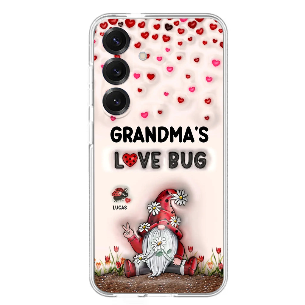 Custom Personalized Grandma's Love Bugs Phone Case - Upto 12 Kids - Mother's Day Gift Idea for Grandma/ Mom - Case for iPhone/ Samsung