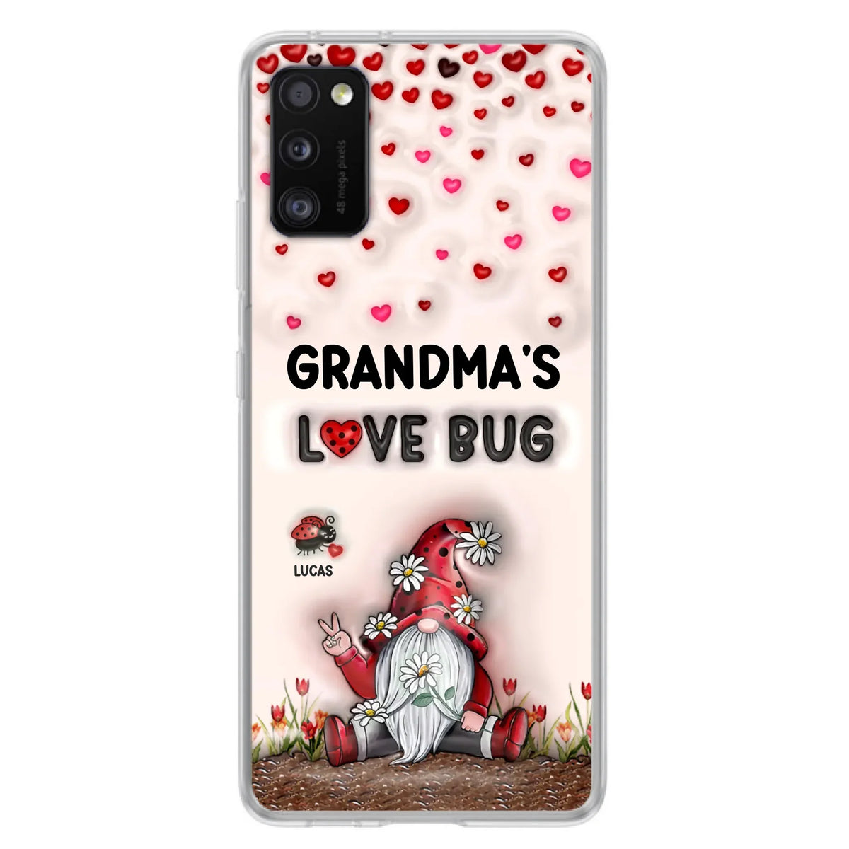 Custom Personalized Grandma's Love Bugs Phone Case - Upto 12 Kids - Mother's Day Gift Idea for Grandma/ Mom - Case for iPhone/ Samsung