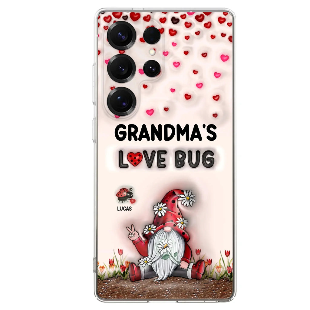 Custom Personalized Grandma's Love Bugs Phone Case - Upto 12 Kids - Mother's Day Gift Idea for Grandma/ Mom - Case for iPhone/ Samsung