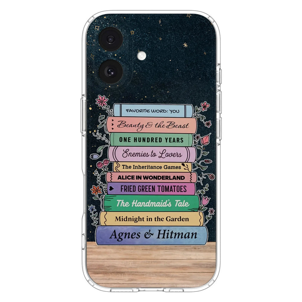 Custom Personalized Reading Book Phone Case For iPhone/ Samsung - Gift Idea For Reading Lover/ Birthday