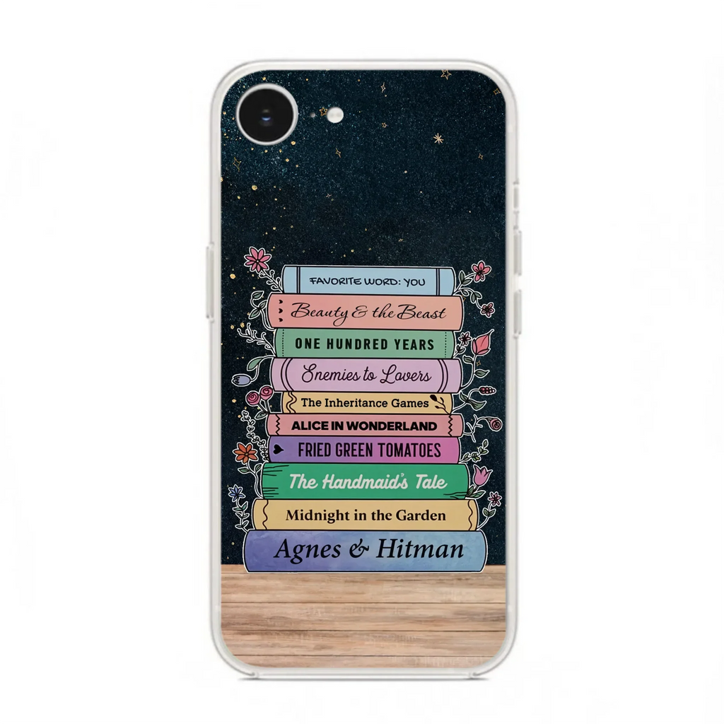 Custom Personalized Reading Book Phone Case For iPhone/ Samsung - Gift Idea For Reading Lover/ Birthday