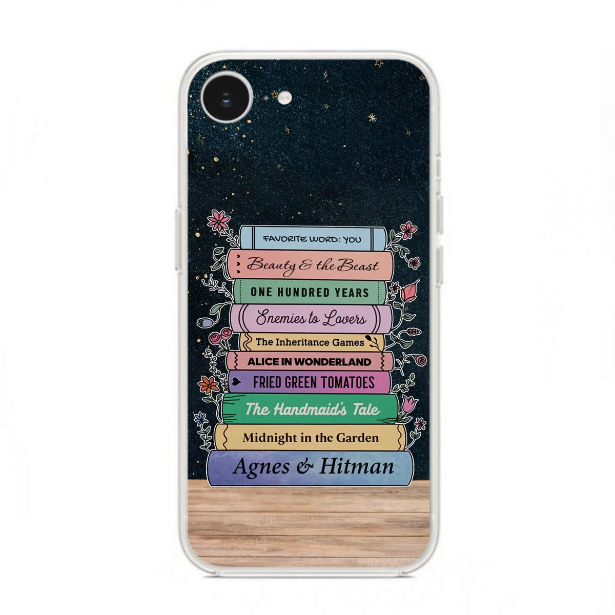 Custom Personalized Reading Book Phone Case For iPhone/ Samsung - Gift Idea For Reading Lover/ Birthday