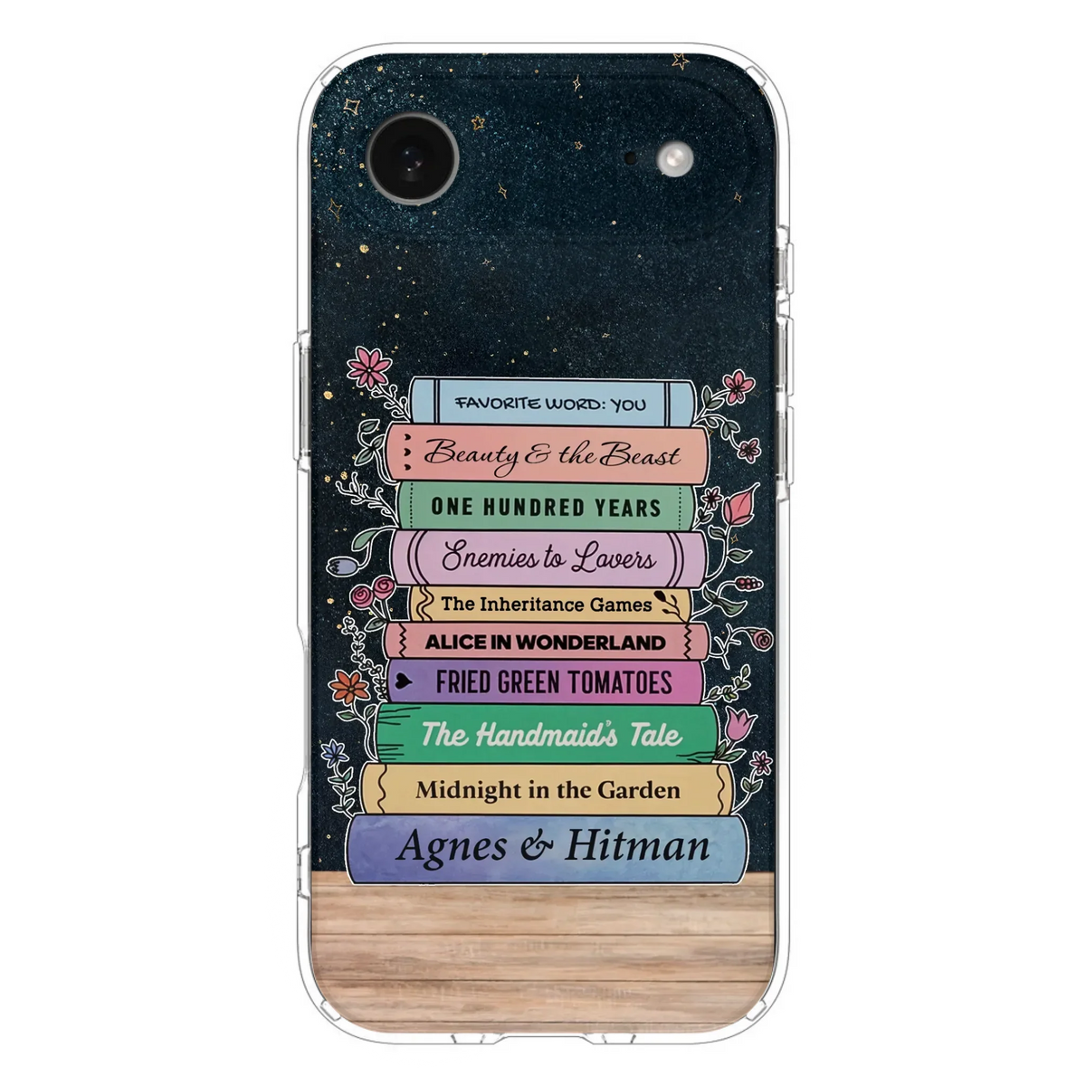 Custom Personalized Reading Book Phone Case For iPhone/ Samsung - Gift Idea For Reading Lover/ Birthday