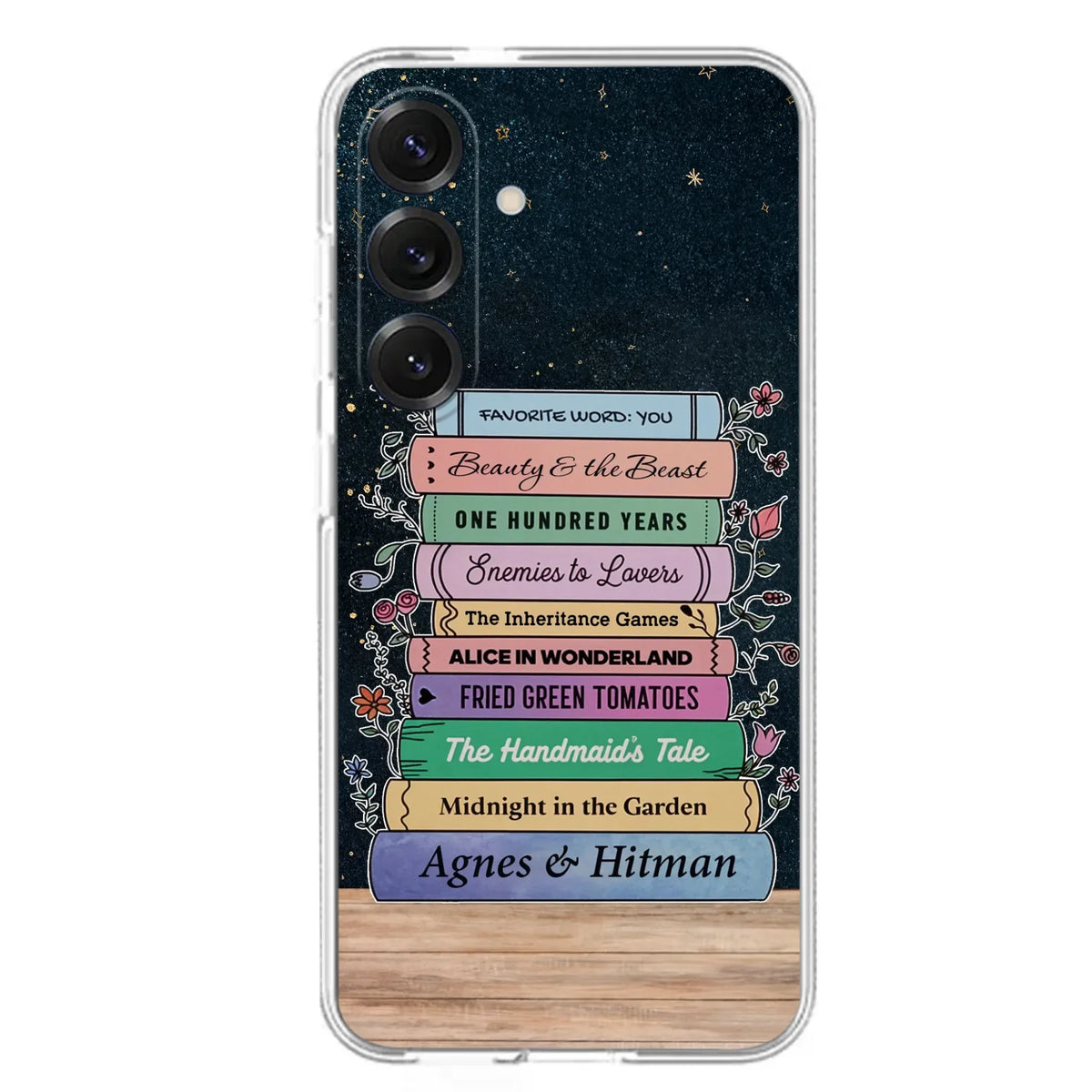 Custom Personalized Reading Book Phone Case For iPhone/ Samsung - Gift Idea For Reading Lover/ Birthday