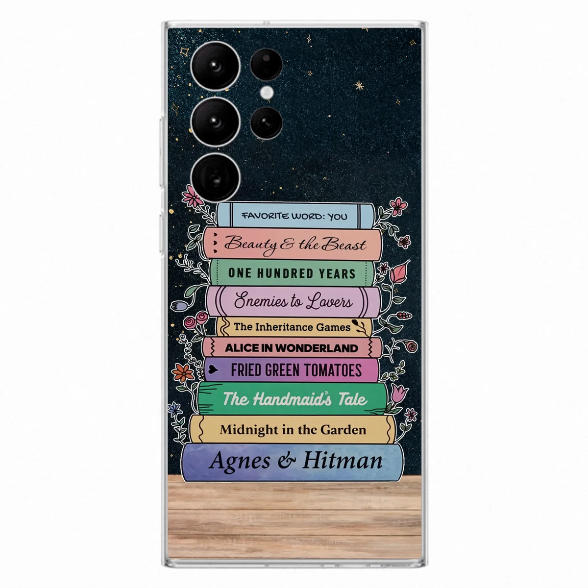 Custom Personalized Reading Book Phone Case For iPhone/ Samsung - Gift Idea For Reading Lover/ Birthday