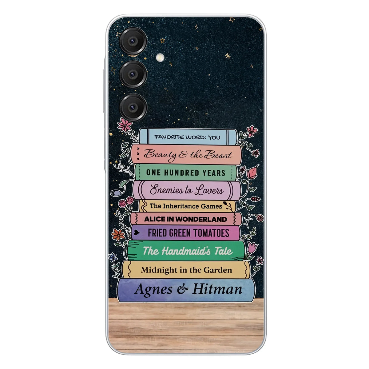 Custom Personalized Reading Book Phone Case For iPhone/ Samsung - Gift Idea For Reading Lover/ Birthday