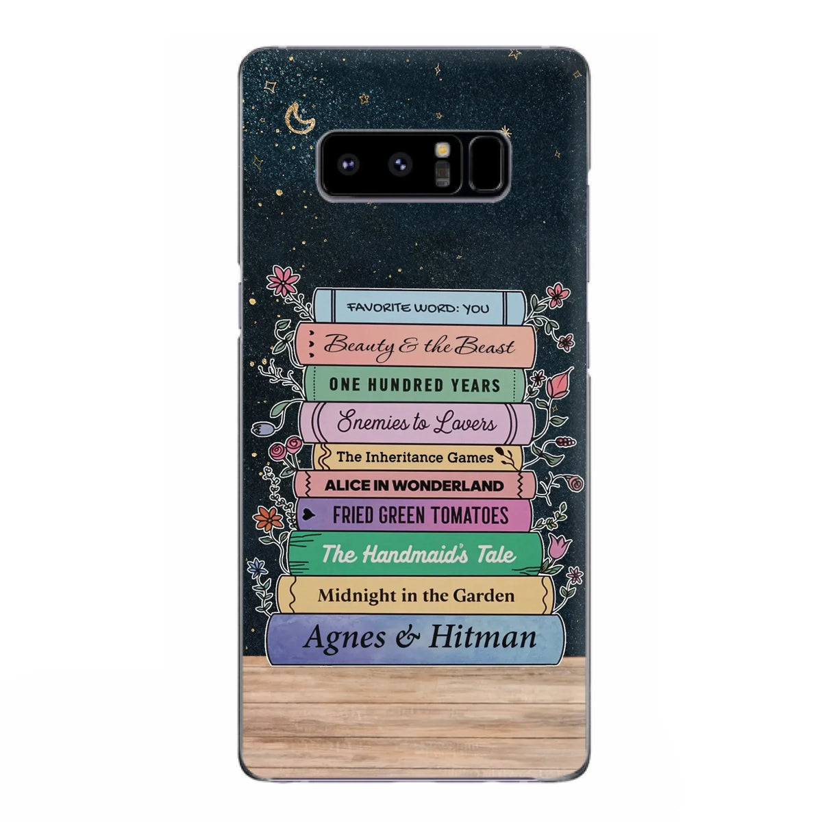 Custom Personalized Reading Book Phone Case For iPhone/ Samsung - Gift Idea For Reading Lover/ Birthday
