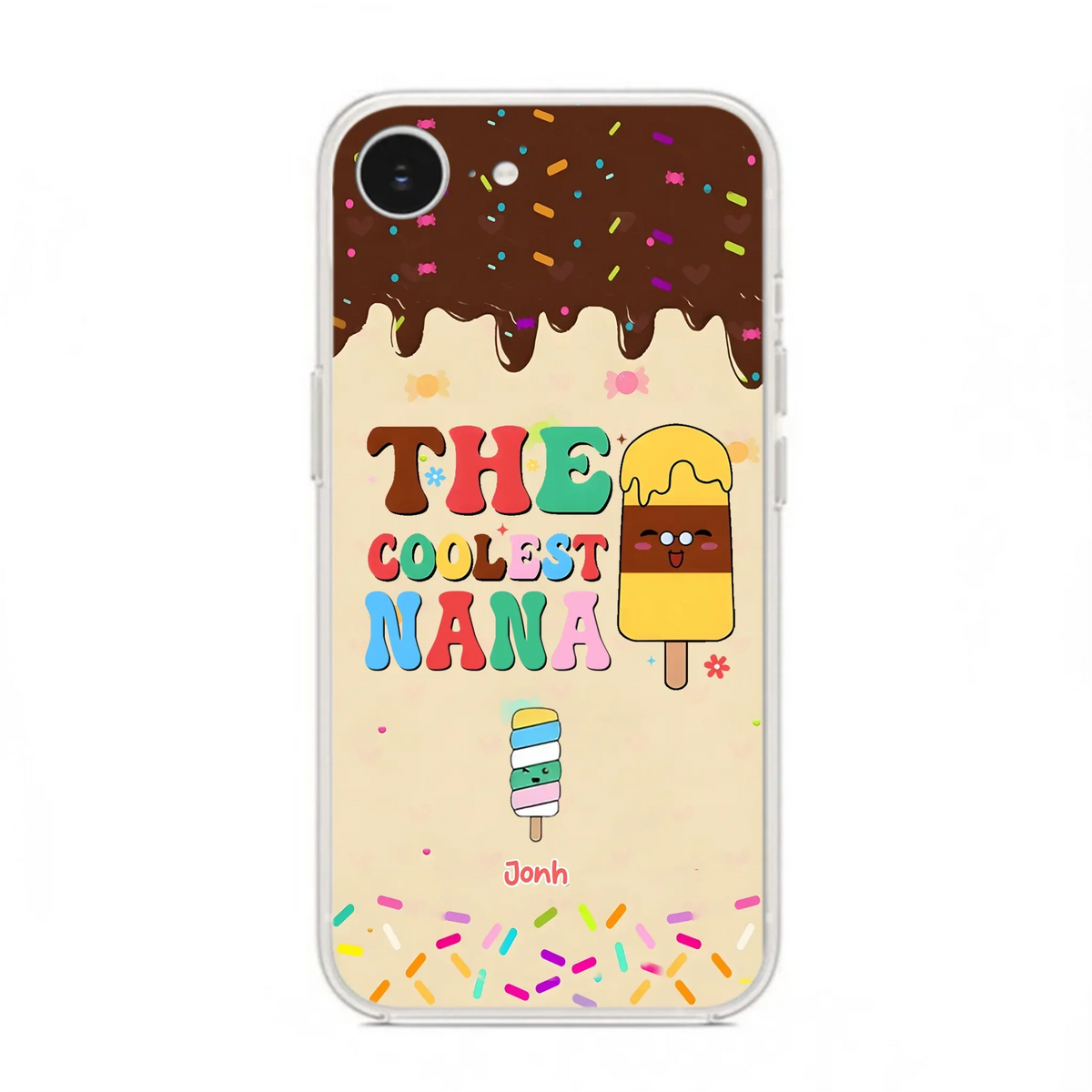 Custom Personalized The Coolest Nana Phone Case - Upto 10 Kids - Mother's Day Gift Idea for Grandma/ Mom - Case for iPhone/ Samsung