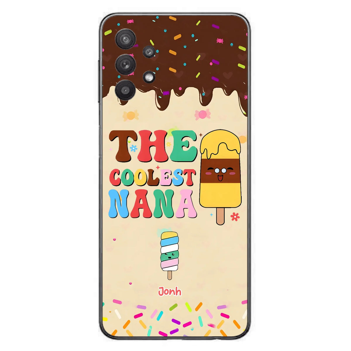 Custom Personalized The Coolest Nana Phone Case - Upto 10 Kids - Mother's Day Gift Idea for Grandma/ Mom - Case for iPhone/ Samsung