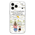 Custom Personalized Memorial iPhone/ Samsung Cases - Gift Idea For Pet Owner with up to 4 Pets - You'll Never Walk Alone Because I'll Always Be With You