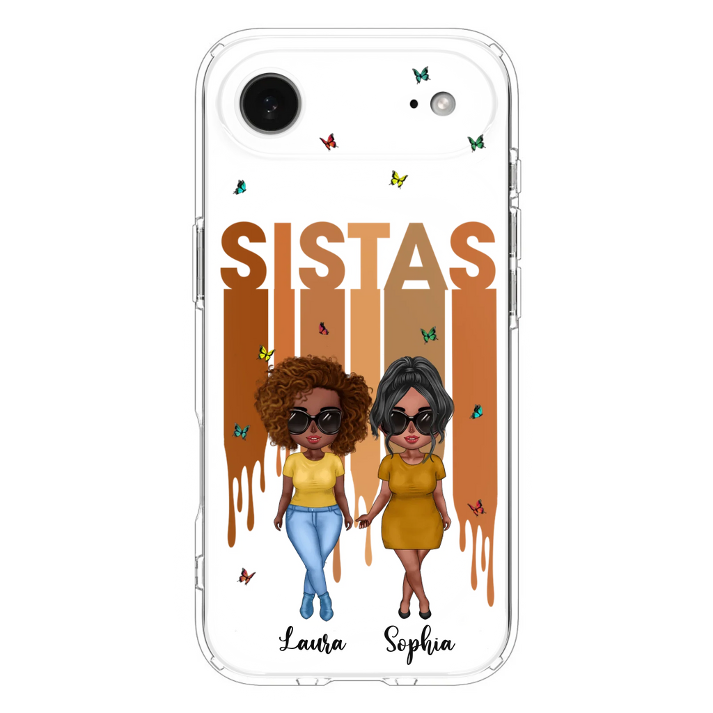 Custom Personalized Best Friends Phone Case - Upto 5 Girls - Gift Idea For Sisters/ Besties - Case For iPhone/Samsung