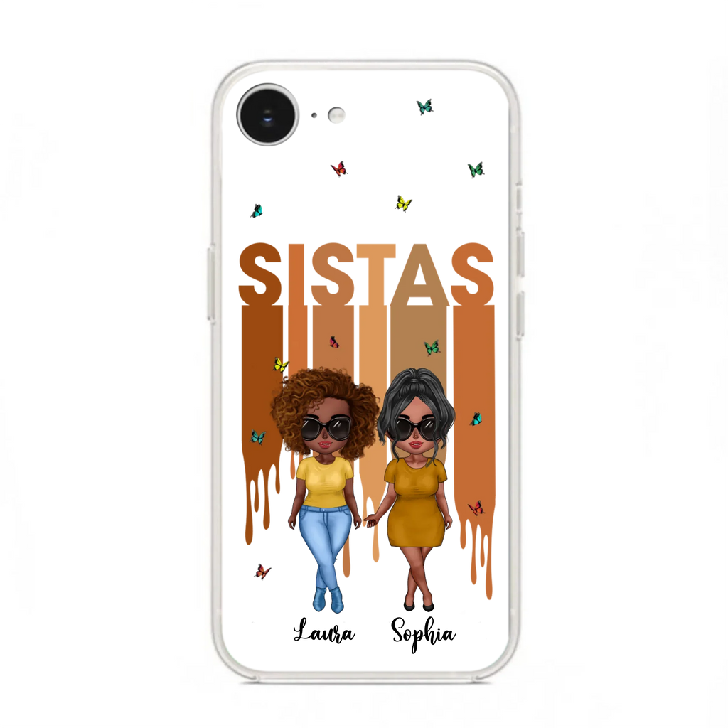 Custom Personalized Best Friends Phone Case - Upto 5 Girls - Gift Idea For Sisters/ Besties - Case For iPhone/Samsung