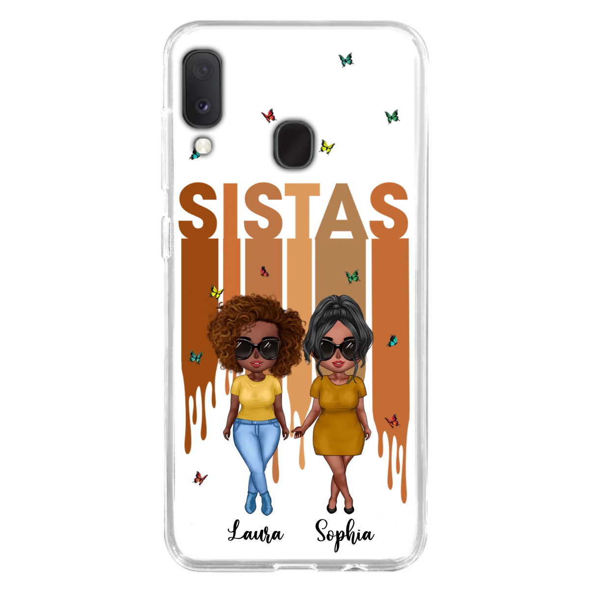 Custom Personalized Best Friends Phone Case - Upto 5 Girls - Gift Idea For Sisters/ Besties - Case For iPhone/Samsung