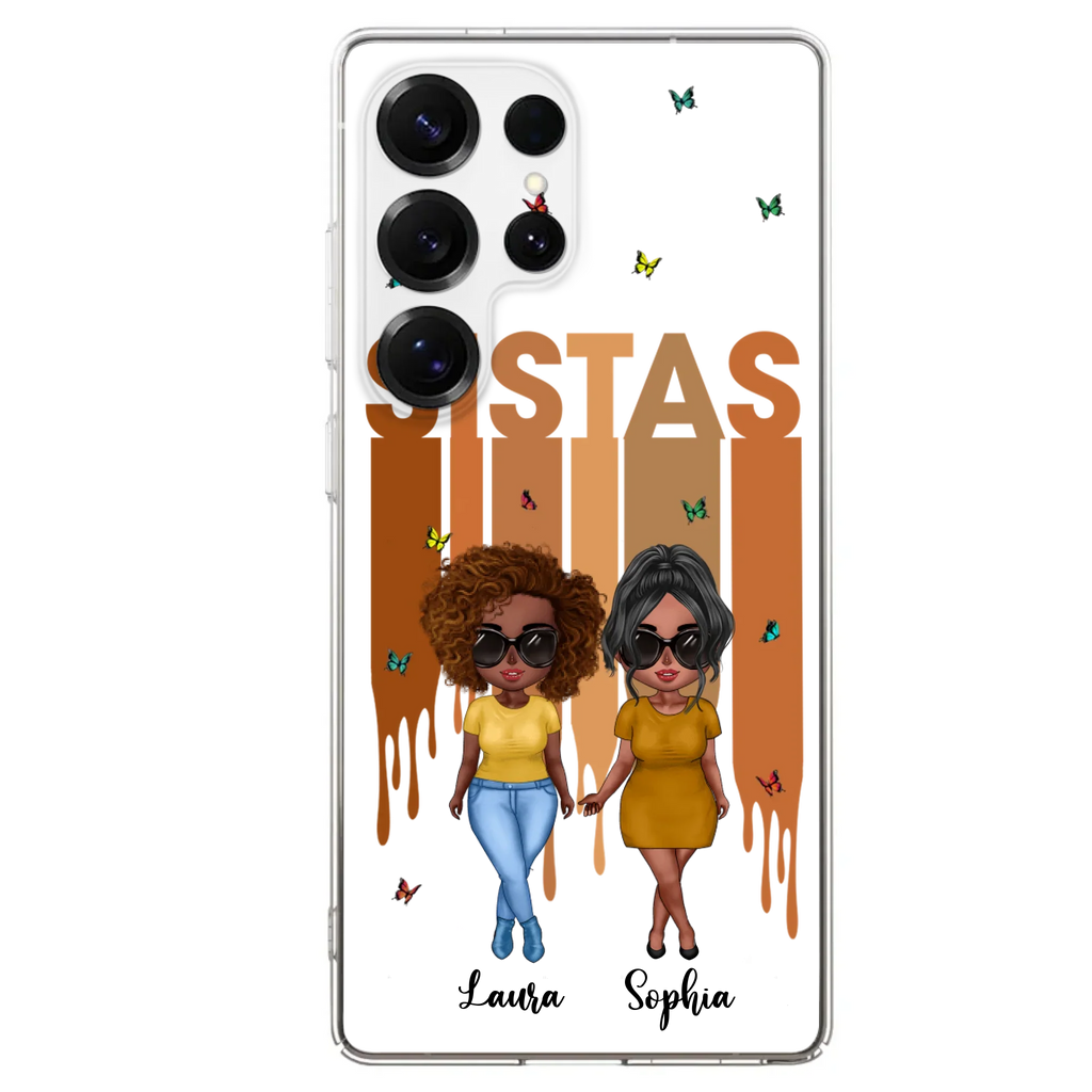 Custom Personalized Best Friends Phone Case - Upto 5 Girls - Gift Idea For Sisters/ Besties - Case For iPhone/Samsung