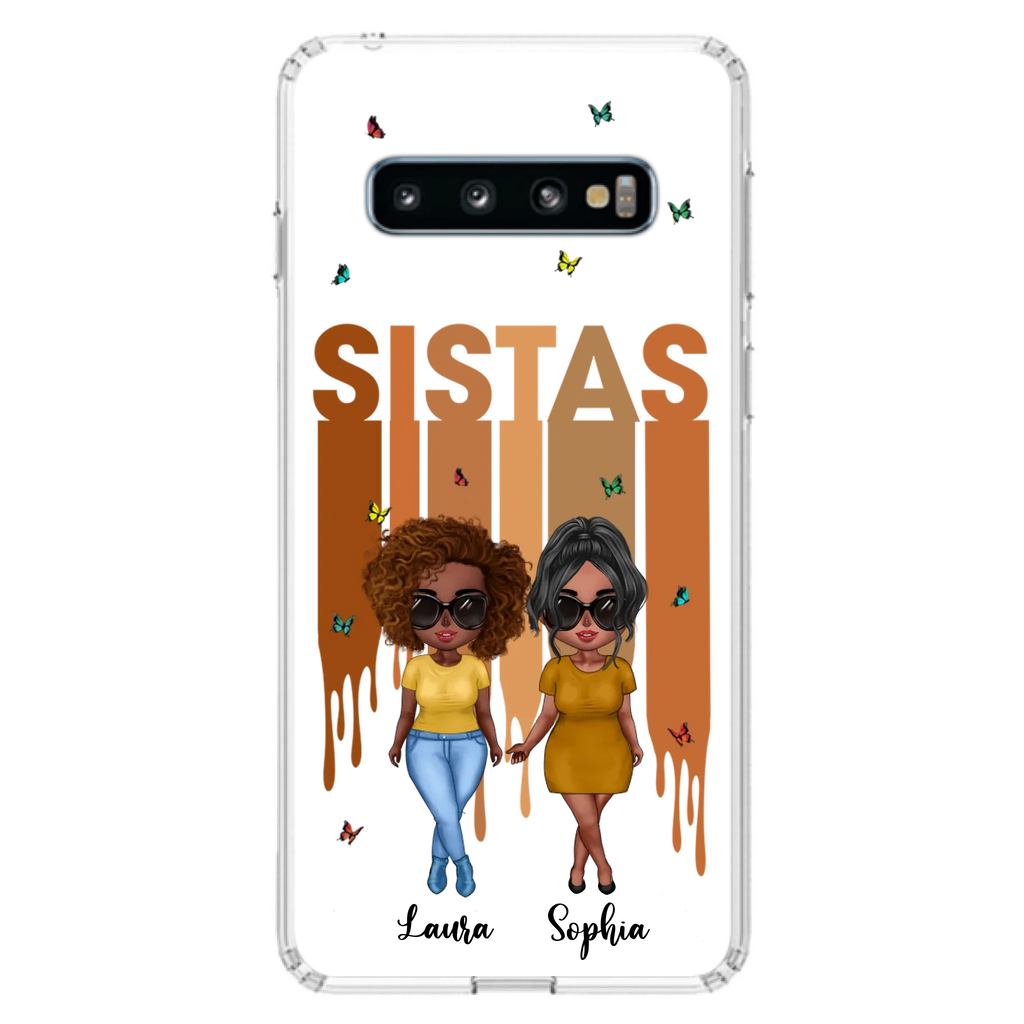 Custom Personalized Best Friends Phone Case - Upto 5 Girls - Gift Idea For Sisters/ Besties - Case For iPhone/Samsung