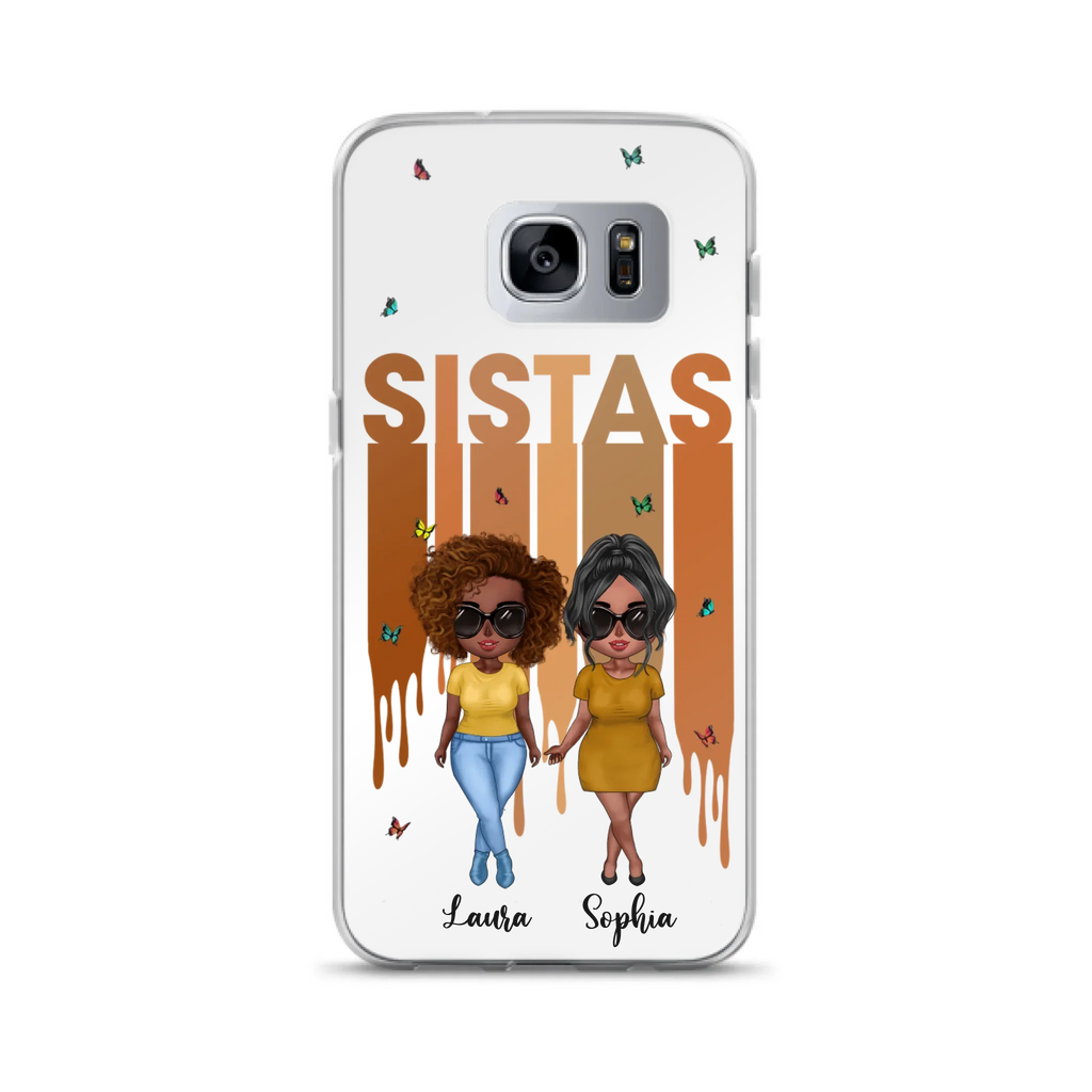 Custom Personalized Best Friends Phone Case - Upto 5 Girls - Gift Idea For Sisters/ Besties - Case For iPhone/Samsung