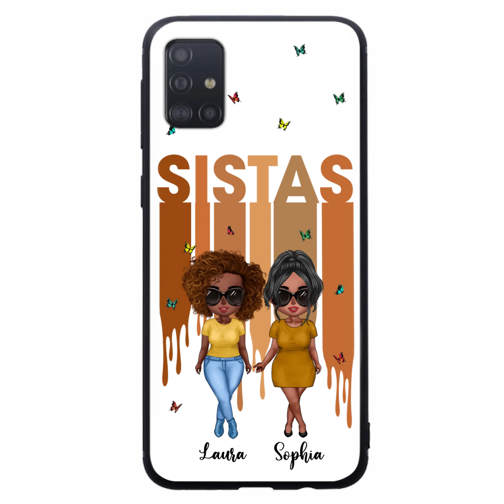 Custom Personalized Best Friends Phone Case - Upto 5 Girls - Gift Idea For Sisters/ Besties - Case For iPhone/Samsung