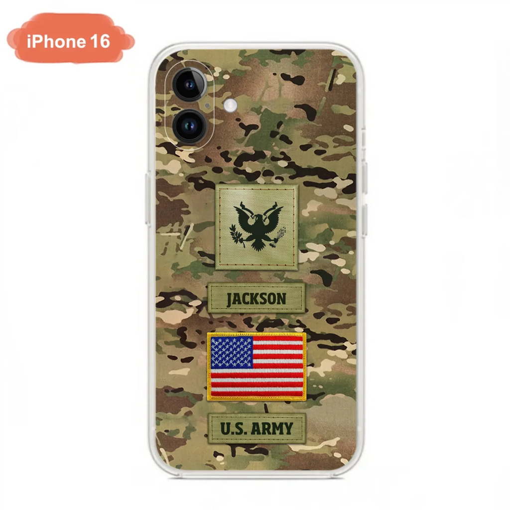 Custom Personalized Veteran Phone Case - Father's Day Gift for Veteran - Case For iPhone/Samsung