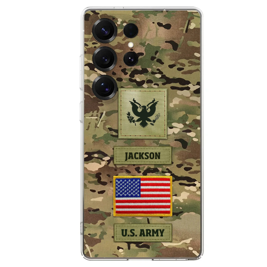 Custom Personalized Veteran Phone Case - Father's Day Gift for Veteran - Case For iPhone/Samsung