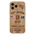 Custom Personalized Veteran Phone Case - Gift For Veteran - Birthday/ Father's Day Gift - Proudly Served - Case For iPhone And Samsung