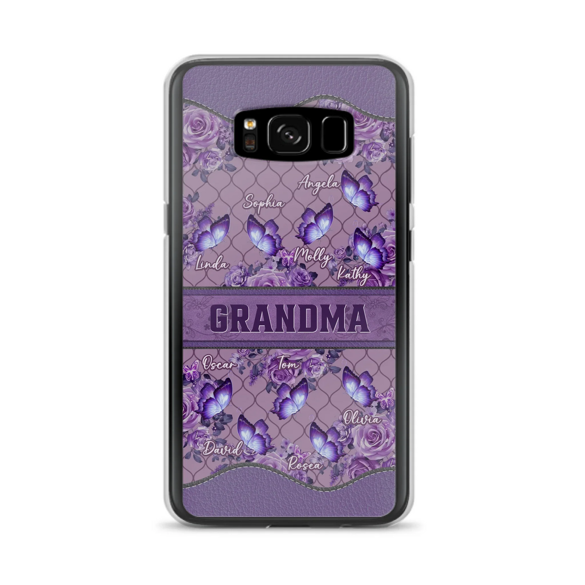 Personalized Grandma Butterfly Phone Case - Gift Idea For Mother's Day/Grandma - Cases For iPhone/Samsung