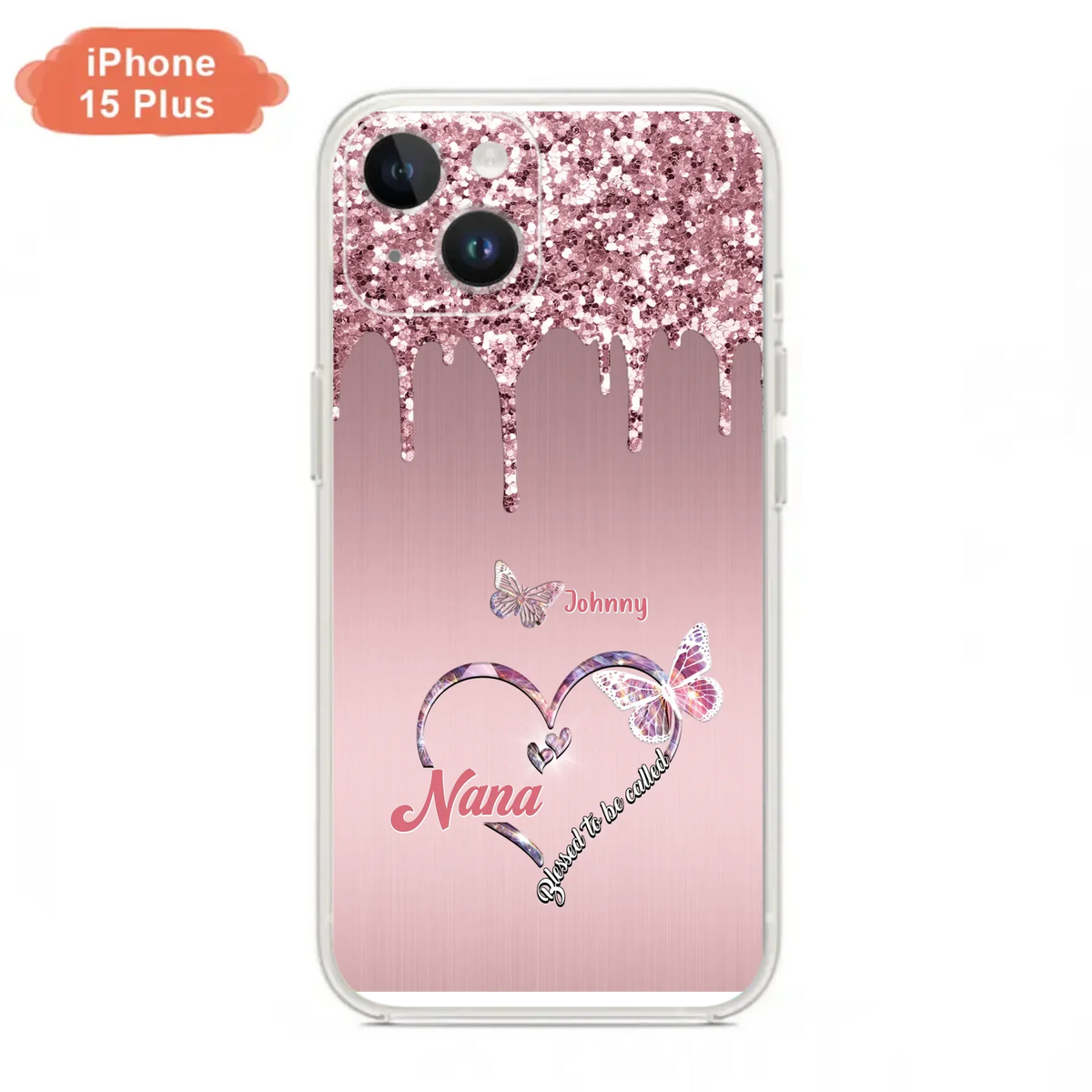 Custom Personalized Grandma Phone Case - Upto 10 Kids - Gift Idea For Mom/ Grandma/ Mother's Day - Case for iPhone/Samsung - Blessed To Be Called Nana