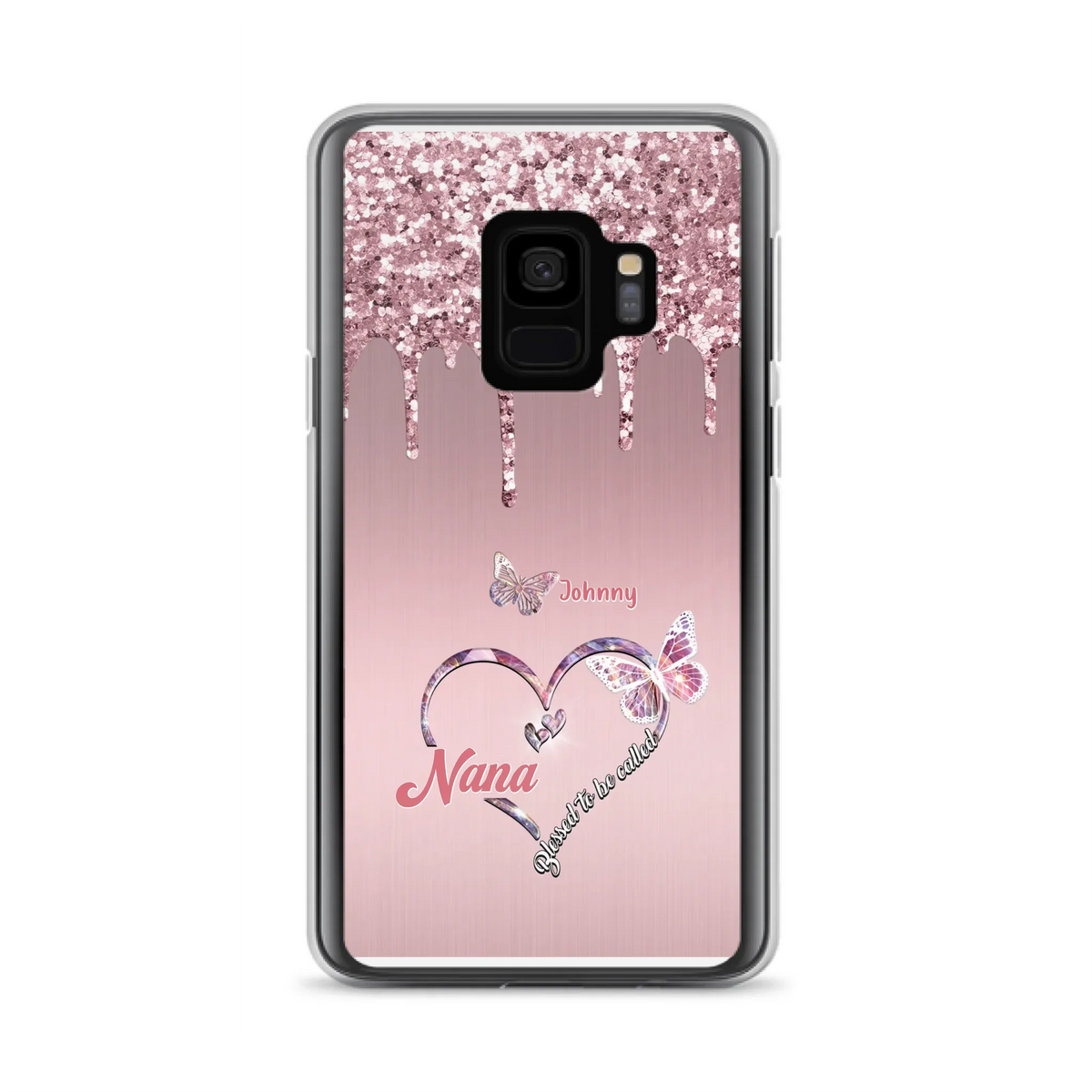 Custom Personalized Grandma Phone Case - Upto 10 Kids - Gift Idea For Mom/ Grandma/ Mother's Day - Case for iPhone/Samsung - Blessed To Be Called Nana