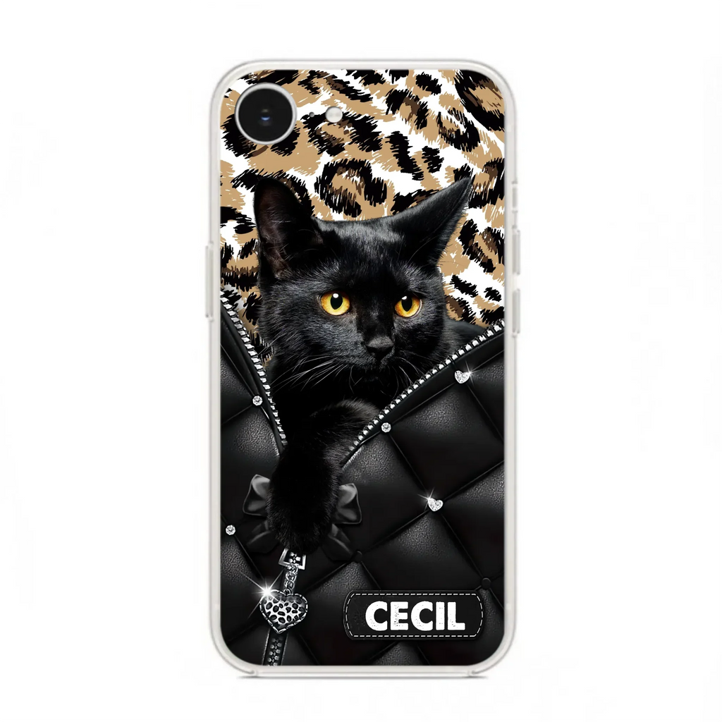 Custom Personalized Cat Phone Case For iPhone/Samsung - Upload Photo - Gift Idea For Cat Lovers