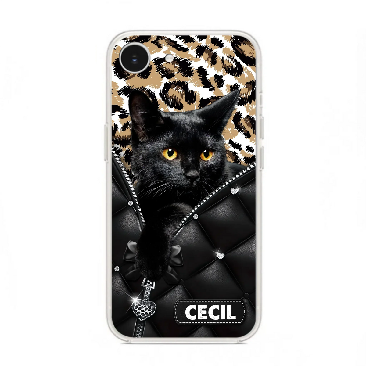 Custom Personalized Cat Phone Case For iPhone/Samsung - Upload Photo - Gift Idea For Cat Lovers