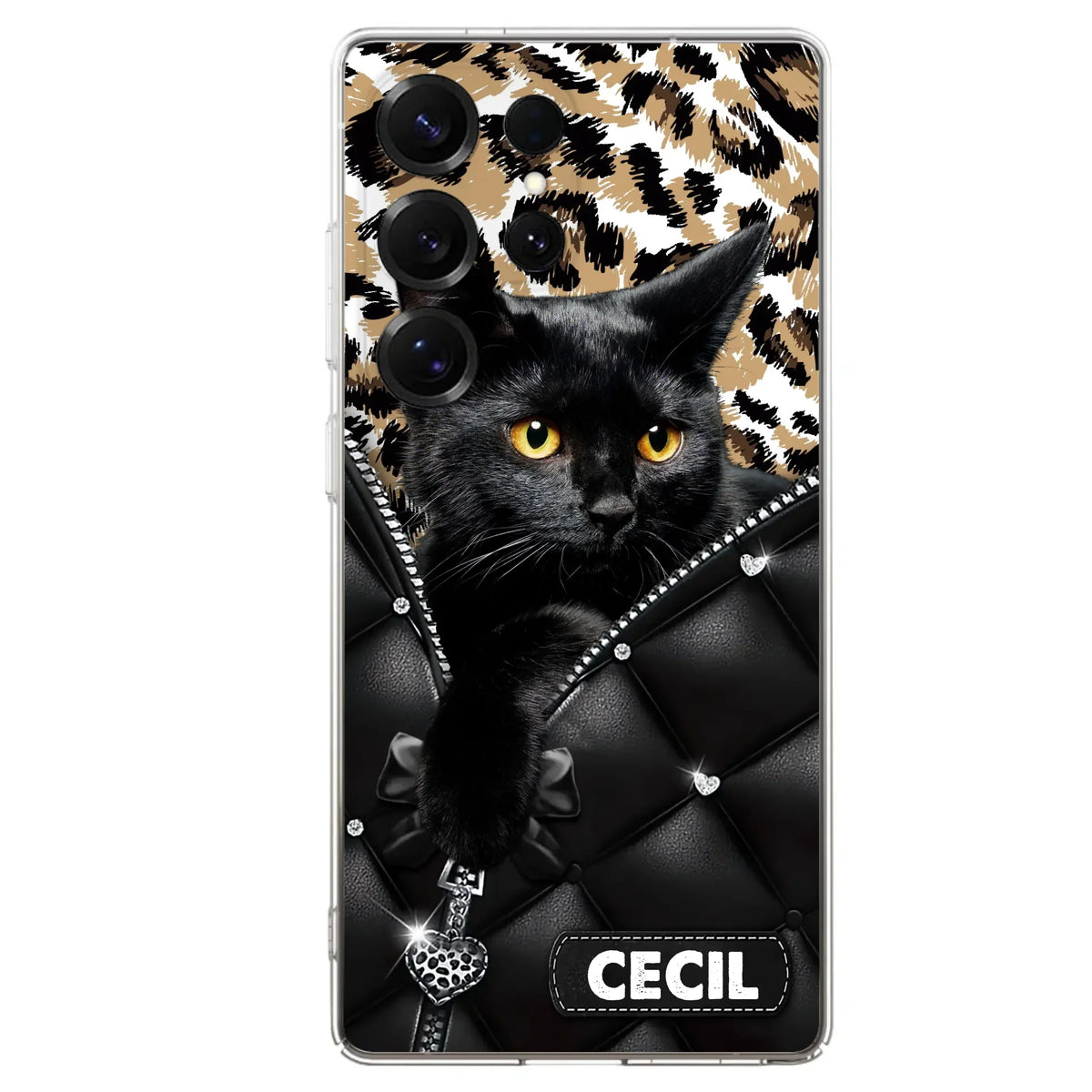 Custom Personalized Cat Phone Case For iPhone/Samsung - Upload Photo - Gift Idea For Cat Lovers