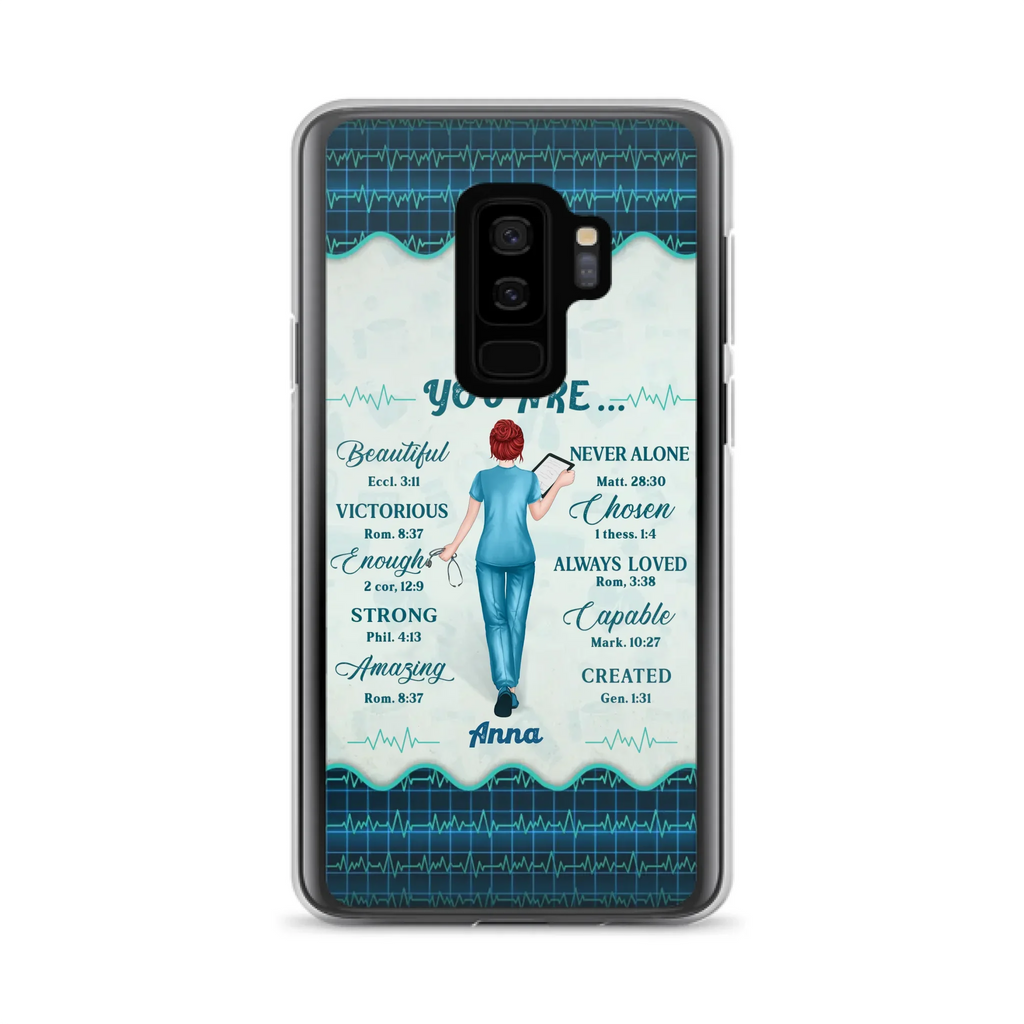 Custom Personalized Nurse Phone Case - Gift Idea For Nurse/ Birthday/ Friend - You Are Beautiful - Cases For iPhone/Samsung