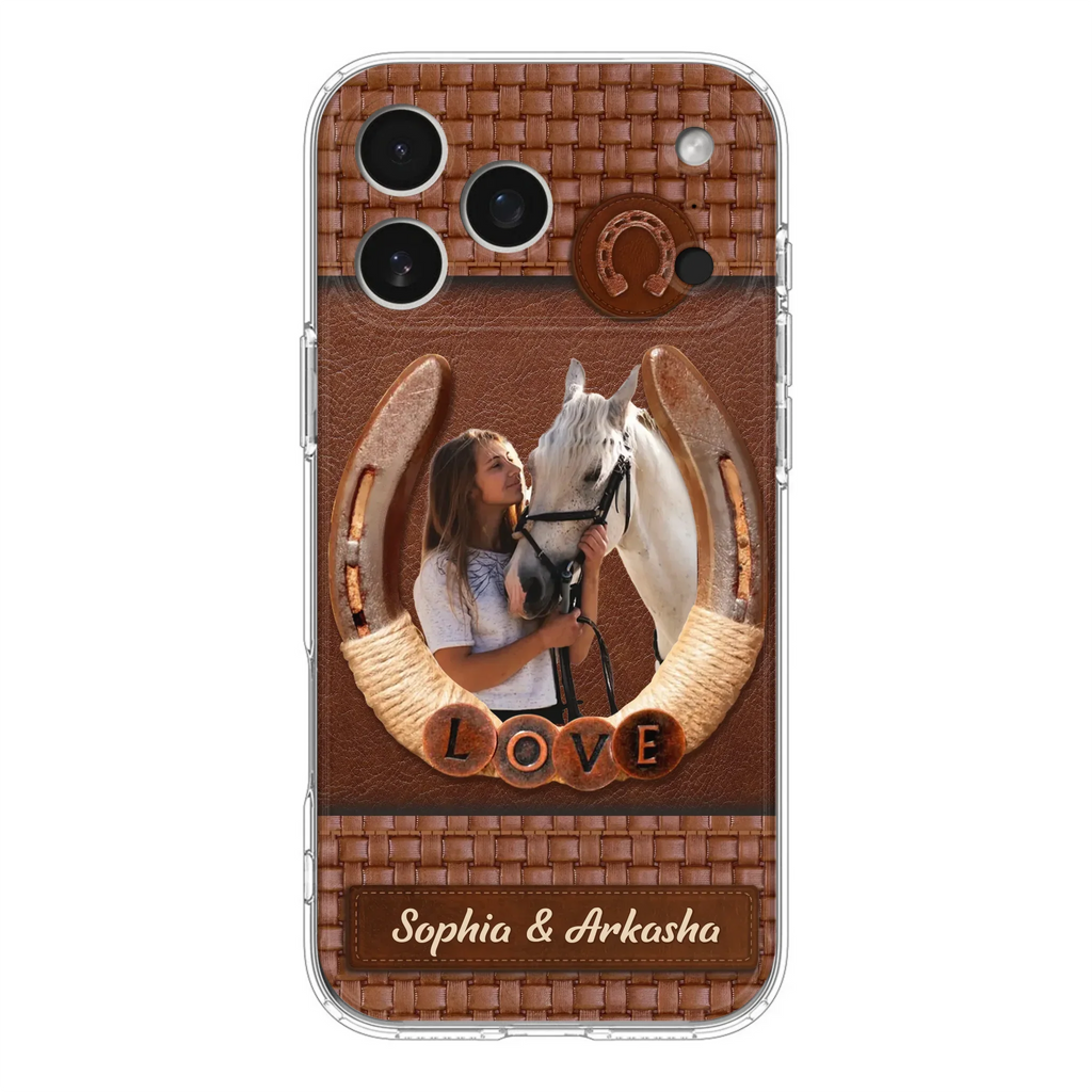 Custom Personalized Horse Phone Case - Upload Photo - Gift Idea Horse Lover - Case For iPhone And Samsung