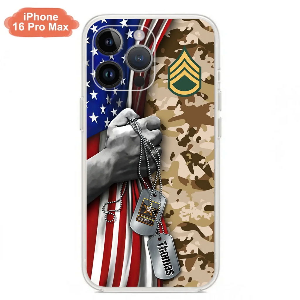 Custom Personalized Veteran Phone Case - Gift Idea For Veteran - Case For iPhone/ Samsung