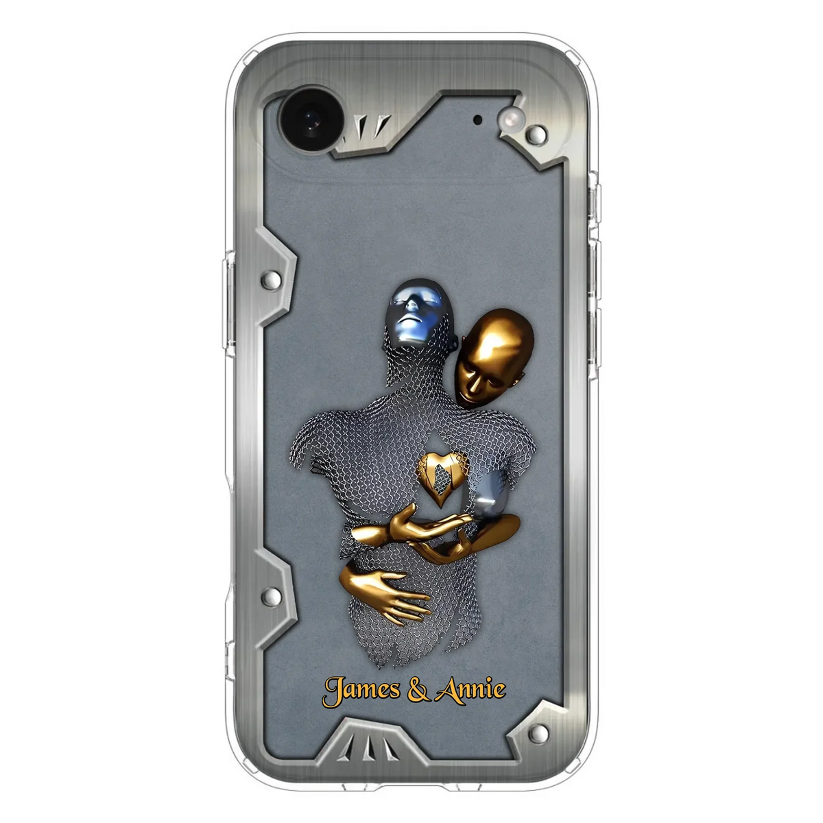 Custom Personalized Couple Phone Case - Gift Idea For Couple/ Valentines Day - Case For iPhone/ Samsung