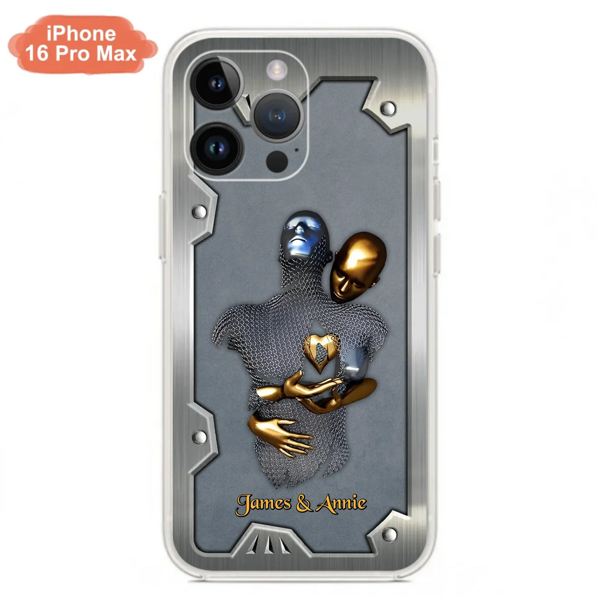 Custom Personalized Couple Phone Case - Gift Idea For Couple/ Valentines Day - Case For iPhone/ Samsung