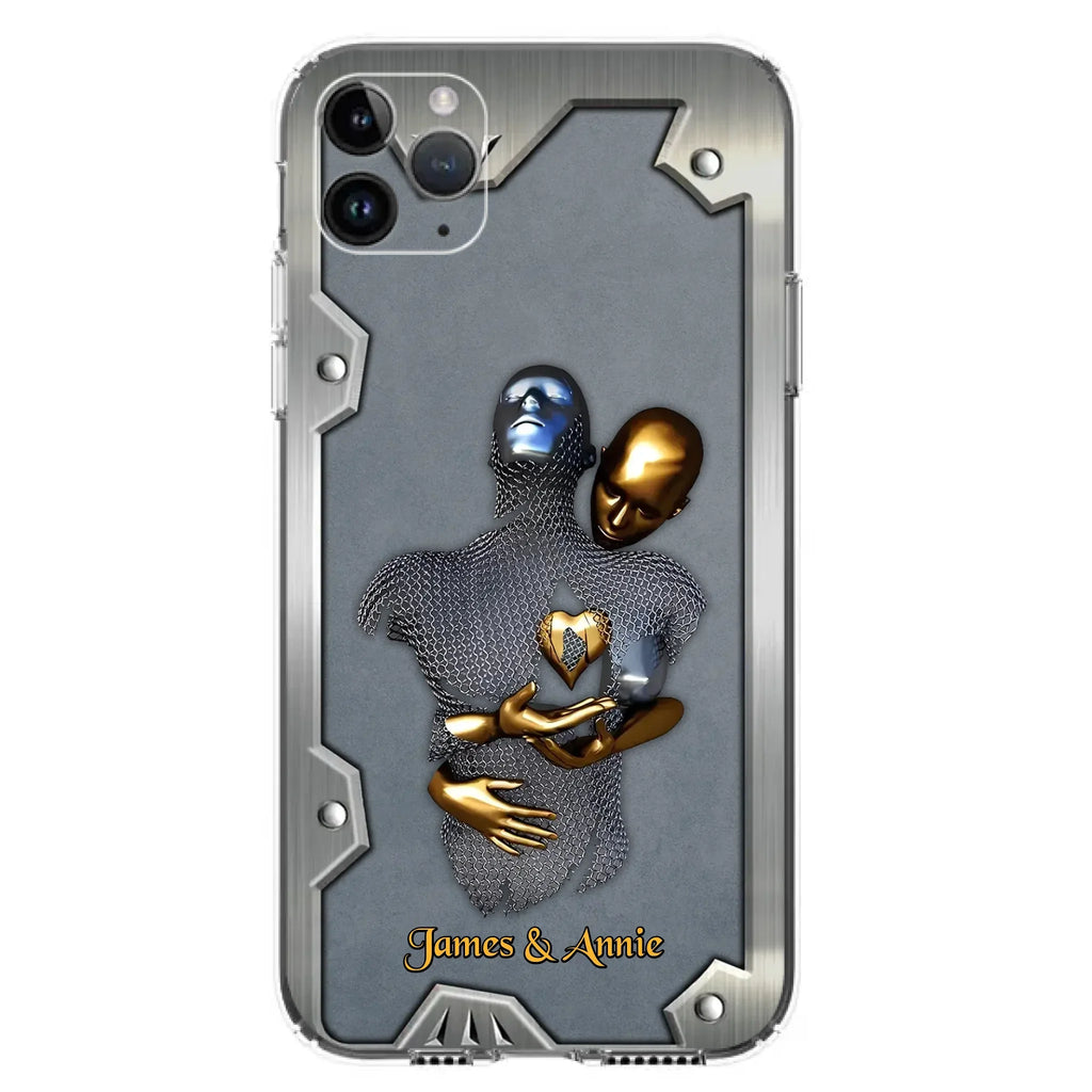 Custom Personalized Couple Phone Case - Gift Idea For Couple/ Valentines Day - Case For iPhone/ Samsung