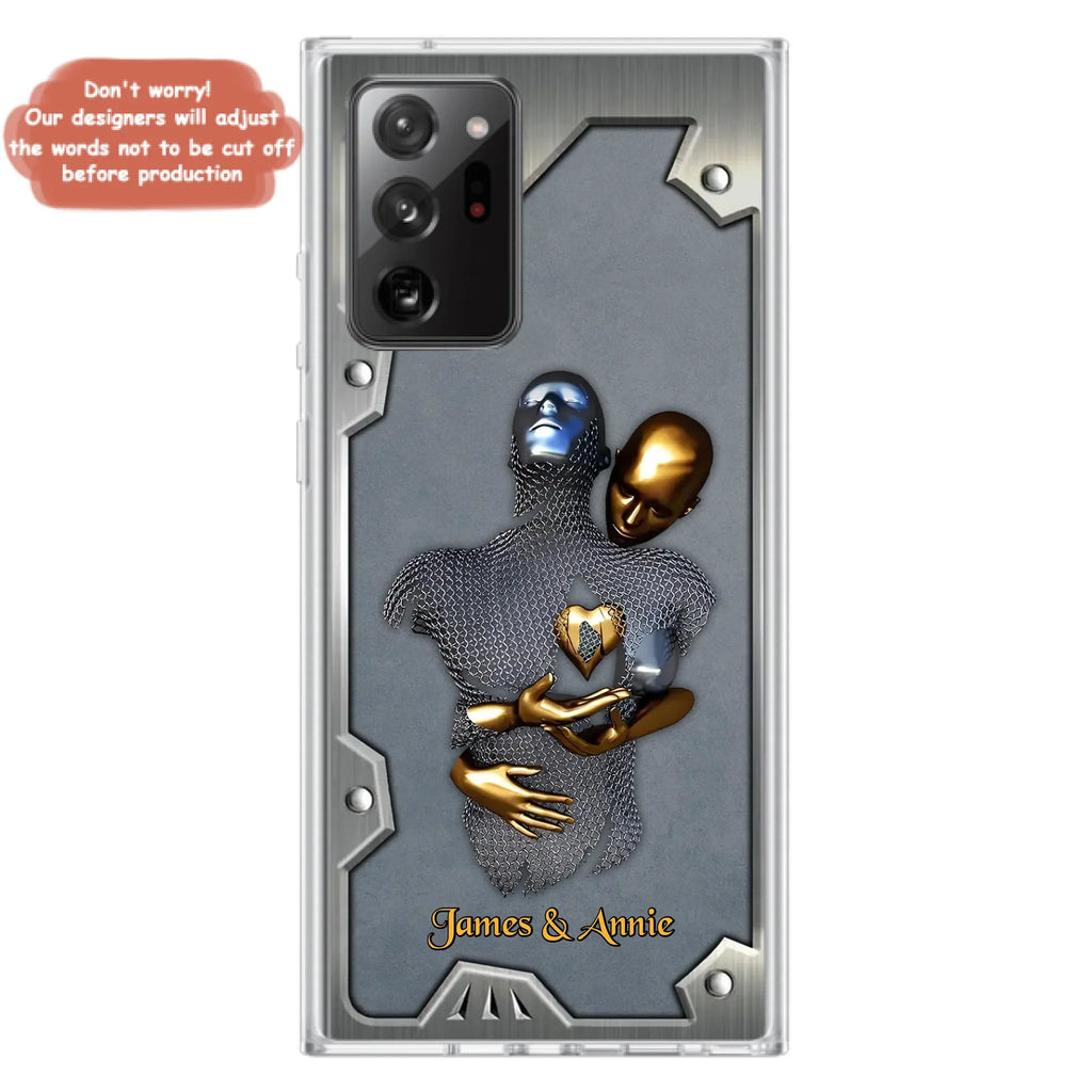 Custom Personalized Couple Phone Case - Gift Idea For Couple/ Valentines Day - Case For iPhone/ Samsung