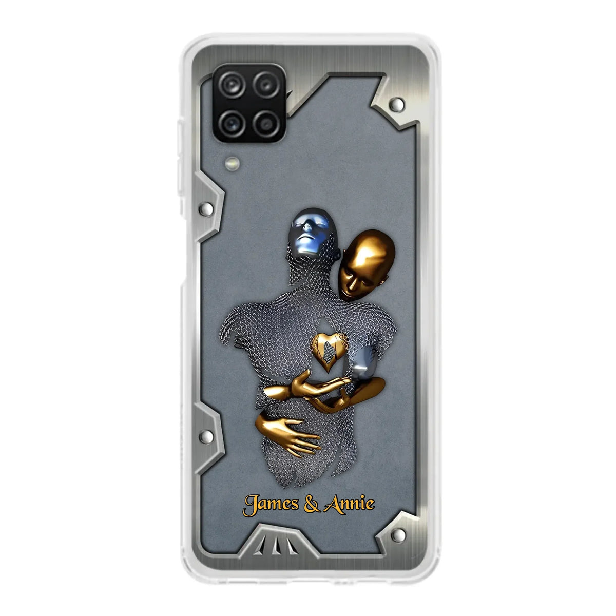 Custom Personalized Couple Phone Case - Gift Idea For Couple/ Valentines Day - Case For iPhone/ Samsung