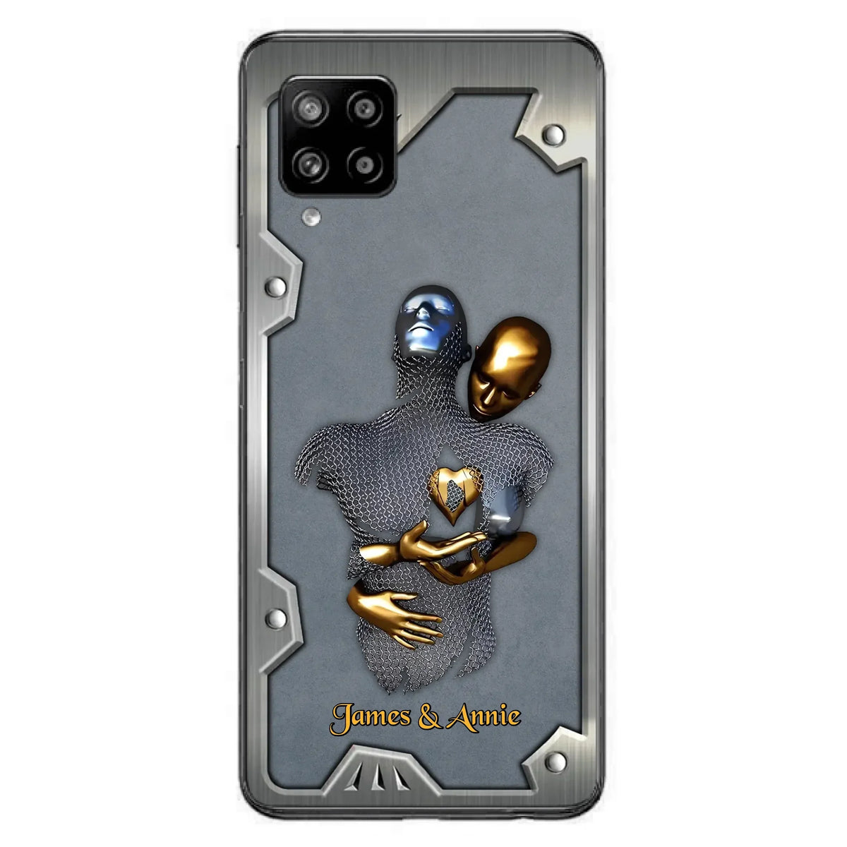 Custom Personalized Couple Phone Case - Gift Idea For Couple/ Valentines Day - Case For iPhone/ Samsung