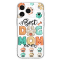 Personalized Dog Mom/Dad Phone Case - Gift Idea For Dog Owners/Lovers - Upto 6 Paws - Best Dog Mom Ever - Case For iPhone/Samsung