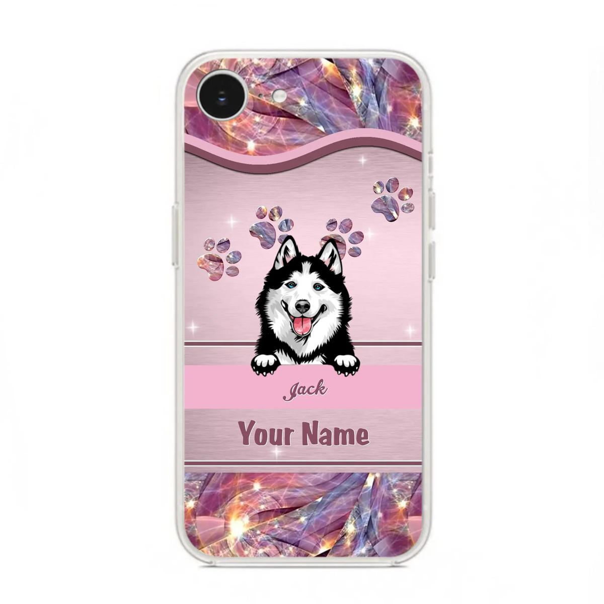 Custom Personalized Dog Phone Case For iPhone And Samsung - Gift Idea For Dog Lover - Up to 3 Dogs