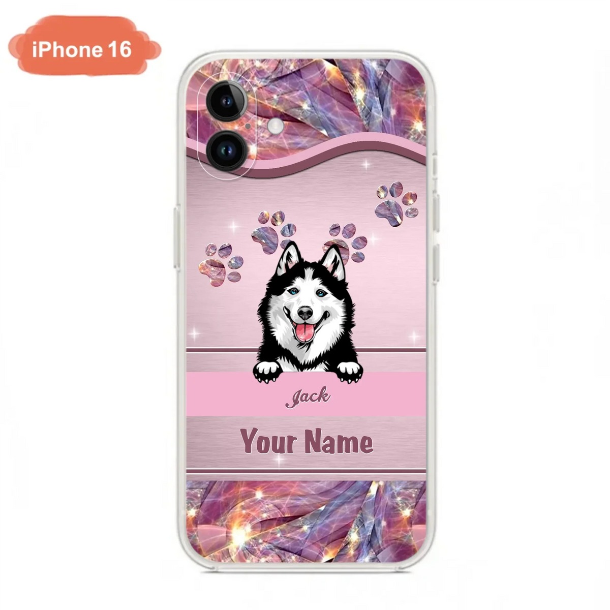 Custom Personalized Dog Phone Case For iPhone And Samsung - Gift Idea For Dog Lover - Up to 3 Dogs