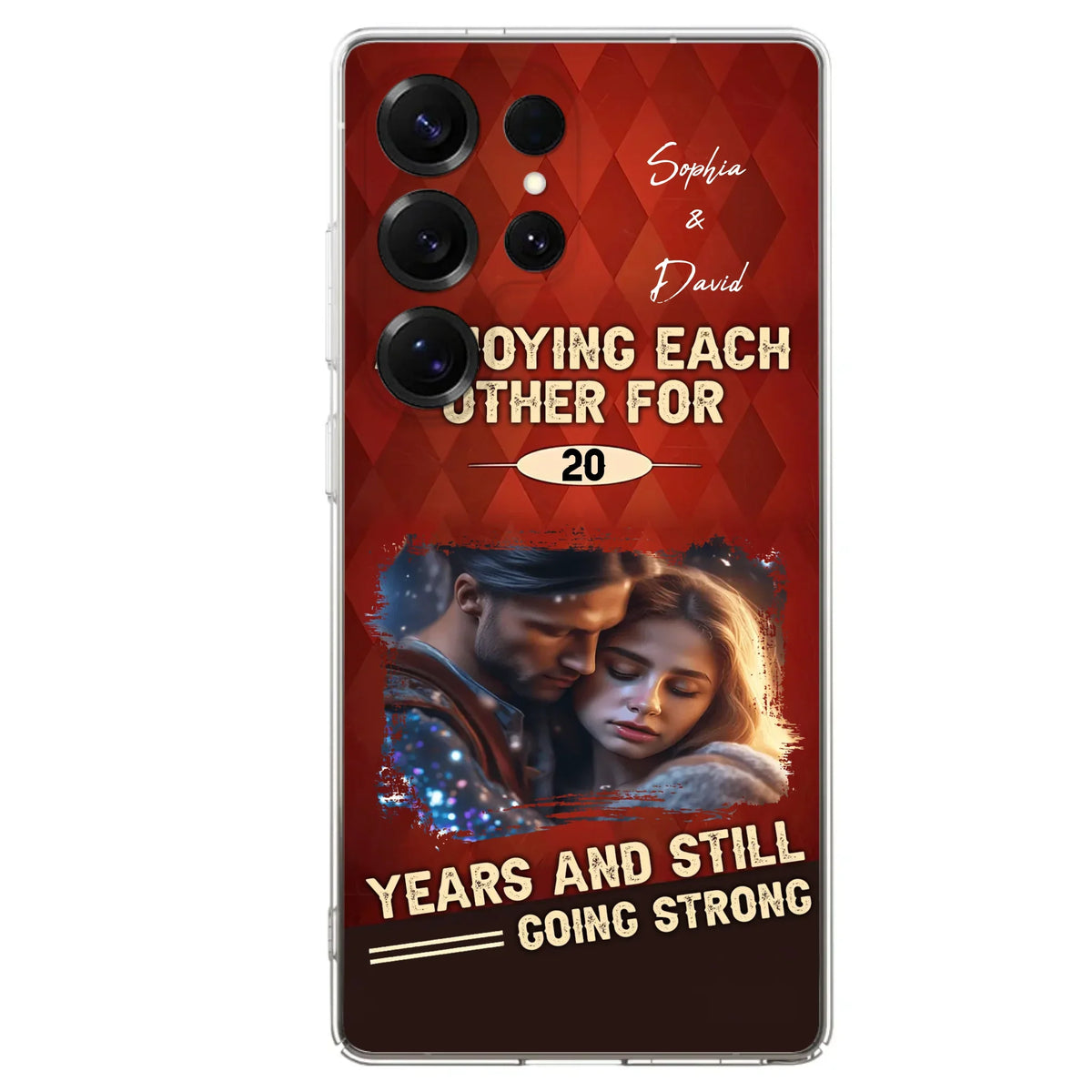 Personalized Couple Photo Phone Case - Gift Idea For Couple - Annoying Each Other For 20 Years And Still Going Strong - Case For iPhone/Samsung
