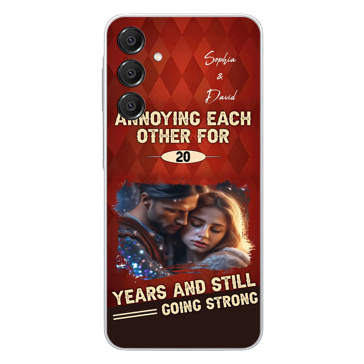 Personalized Couple Photo Phone Case - Gift Idea For Couple - Annoying Each Other For 20 Years And Still Going Strong - Case For iPhone/Samsung
