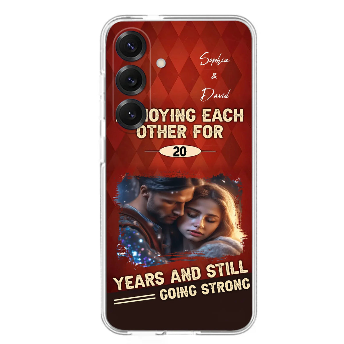Personalized Couple Photo Phone Case - Gift Idea For Couple - Annoying Each Other For 20 Years And Still Going Strong - Case For iPhone/Samsung