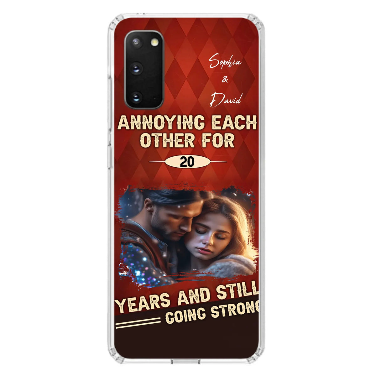 Personalized Couple Photo Phone Case - Gift Idea For Couple - Annoying Each Other For 20 Years And Still Going Strong - Case For iPhone/Samsung