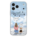 Personalized Memorial Pet Phone Case - Upto 3 Pets - Memorial Gift Idea For Dog/Cat/Rabbits Owners - I Miss You - Case For iPhone/Samsung