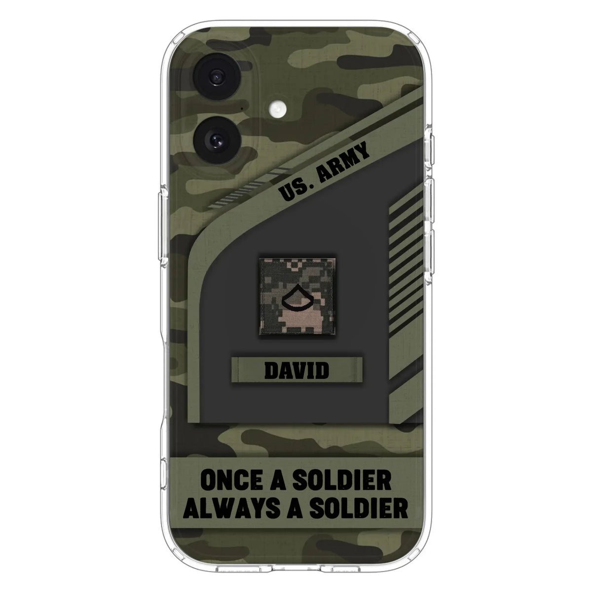 Custom Personalized Veteran Phone Case - Gift Idea For Veteran/Veterans Day - Once A Soldier Always A Soldier - Case for iPhone/Samsung