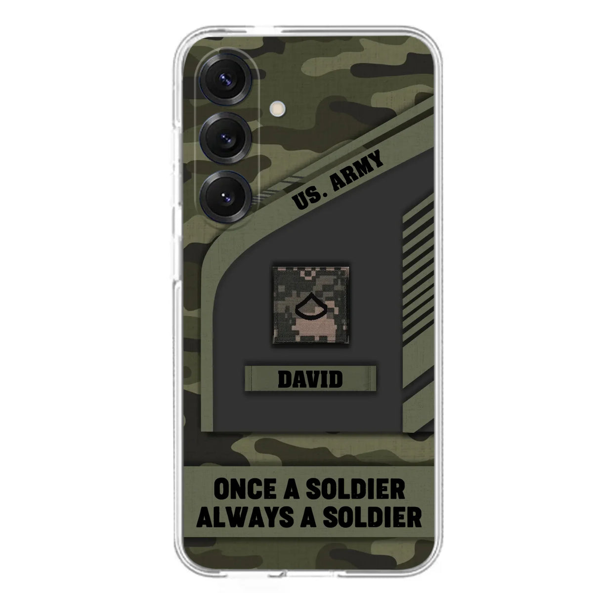 Custom Personalized Veteran Phone Case - Gift Idea For Veteran/Veterans Day - Once A Soldier Always A Soldier - Case for iPhone/Samsung